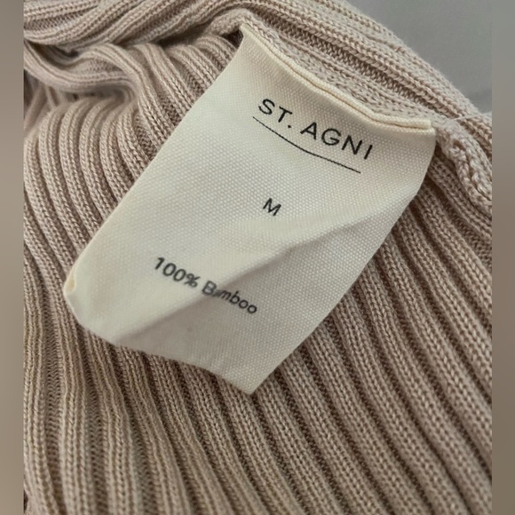 St. Agni Anais Bamboo Wrap dress Size M - Picture 4 of 4